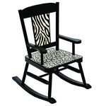 Wildkin - Levels Of Discovery Wild Side Rocker - Cheetah and zebra prints in black and ivory Special understamp beneath the seat that the customer can personalize with the child's name, the name of the gift-giver and the special occasion when the chair was received A photo greeting card is included so child can say thank you in a memorable way