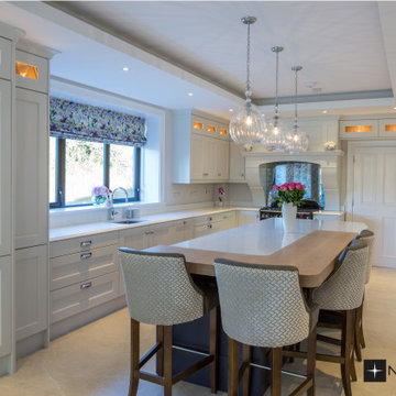Albany white and blue kitchen