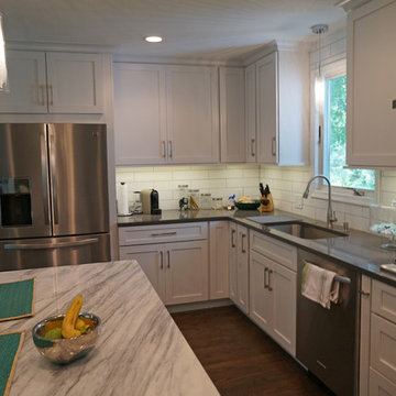 White Shaker Kitchen in Doylestown