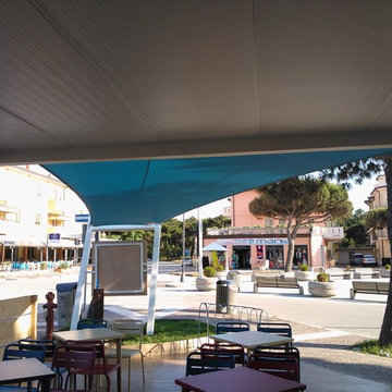 Pergola + Vela. Rosolina Mare