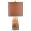 Aaron Table Lamp, Gray Washed, Beige