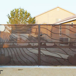 Desert Vista - Driveway Gate - Home Fencing And Gates