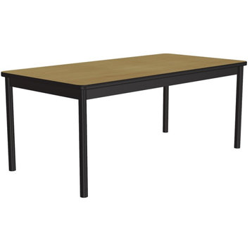 Correll 24"W x 72"D High Pressure Library Table in Fusion Maple