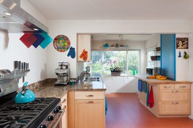 サンフランシスコにあるコンテンポラリースタイルのおしゃれなキッチンの写真