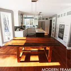 Reclaimed Wood Frame Tables - Dining Tables