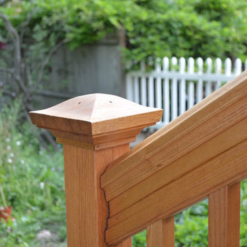 Deck rail and privacy screens