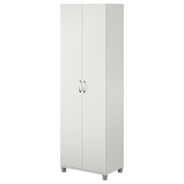 SystemBuild Lonn 24" Utility Storage Cabinet in White
