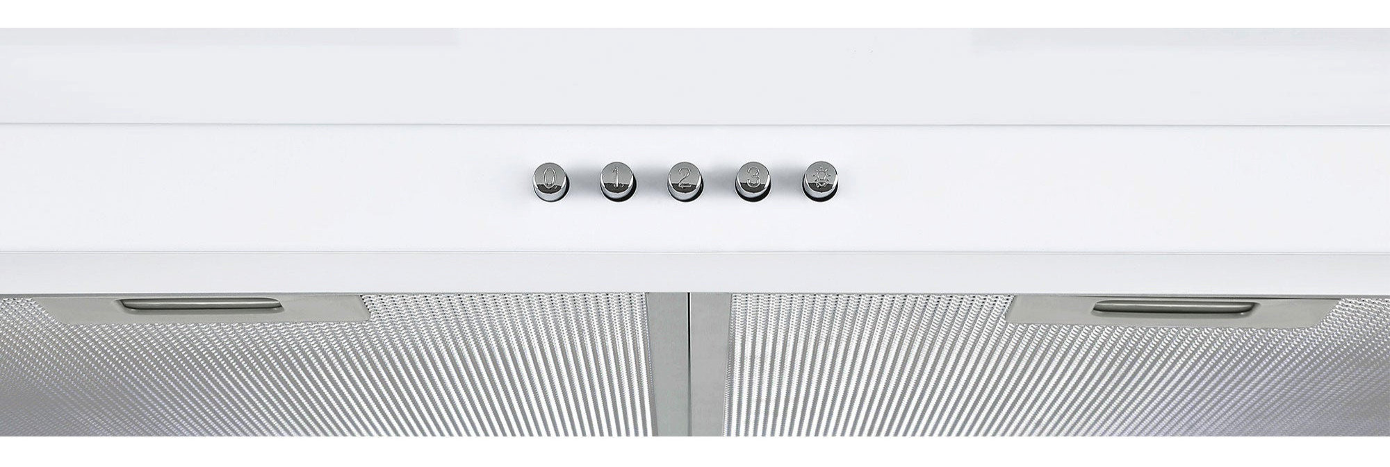 Ancona 24" 280 CFM Convertible Wall Pyramid Range Hood, White
