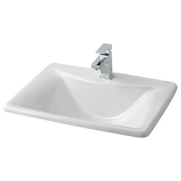 Cheviot Products Bali Drop-In Sink, Single Hole Faucet Drilling