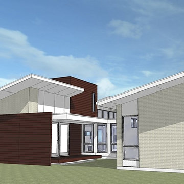 Modern Suburban Ranch Home