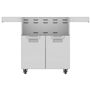 Hestan GCD30 30"W Double Door Grill Cart - Stainless Steel