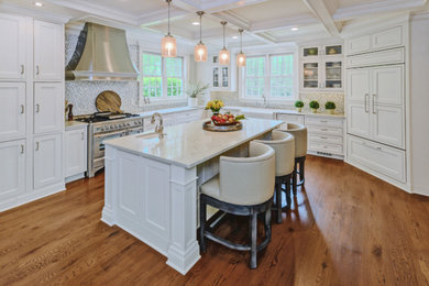 Example of a transitional kitchen design in Baltimore