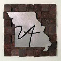 Custom State Logo Sign - Wall Decor