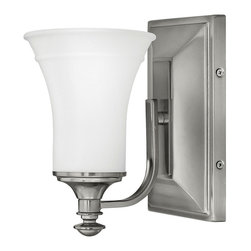 Hinkley - Alice 1-Light Bath Bar, Etched Opal - Wall Sconces