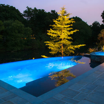 Outdoor Pool & Landscape Lighting By NJ Landscape Architecture Office