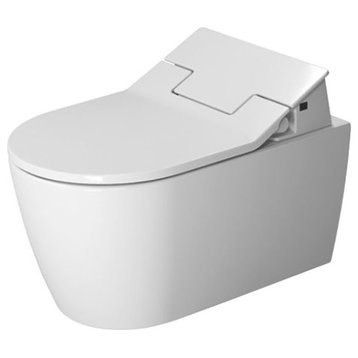 Duravit ME Wall Mounted Toilet Bowl for SensoWash Dual Flush, White