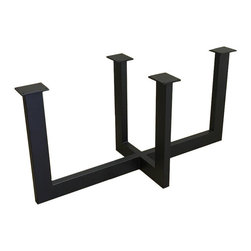 Custom Metal Home - Adriana Table Legs - Table Tops And Bases