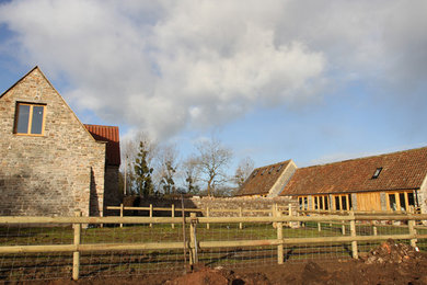 Photo of a medium sized contemporary home in Gloucestershire.