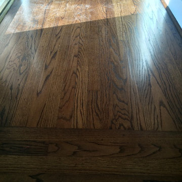 Refinishing hardwood floor Houston