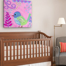 Lavender Green Bird - Products