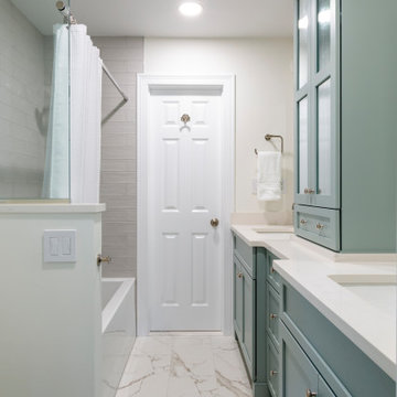 Dogwood Drive Jack & Jill Bath - Chatham, NJ