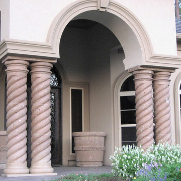 Natural Stone Cantera Columns