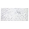 24x24 Carrara Marble Floor Honed Tile Venato Bianco White Carrera, 100 sq.ft.