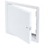 Fire Rated Un-Insulated Access Door with Flange, High Quality White Powder Coat