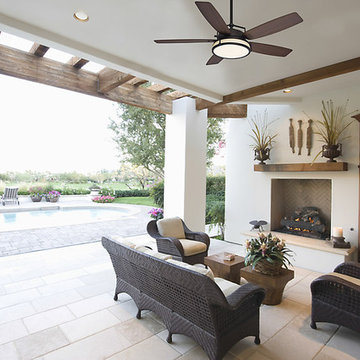 Casablanca Caneel Bay 56" Maiden Bronze Damp Ceiling Fan