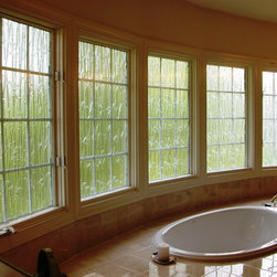 Bamboo Casements - Stained Glass Panels