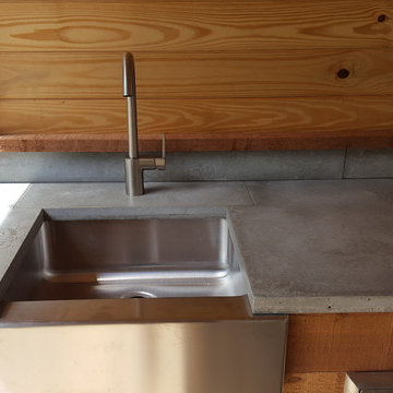 Concrete Countertops and Integral Sinks