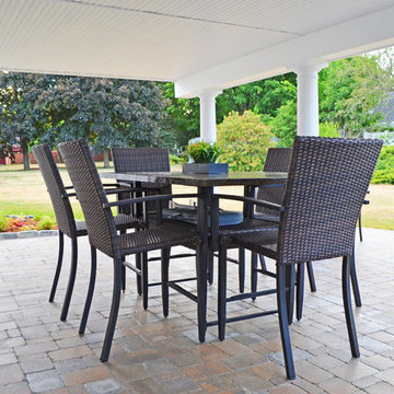Wakefield, MA, Custom Deck and Patio with Dry Space