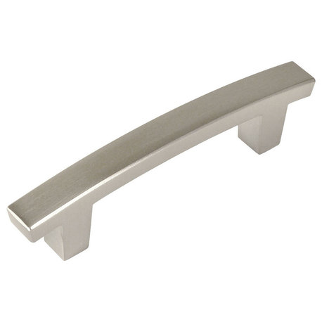 Cosmas Contemporary Cabinet Hardware, Satin Nickel, 3" Hole Centers