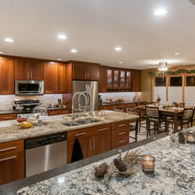 Kitchen with Wood Cabinet Ideas