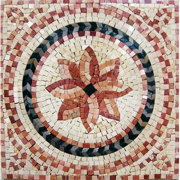 Marble Mosaic Patterns, 16"x16"