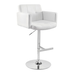 Stout Bar Stool - WHITE - Bar Stools And Counter Stools