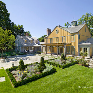 Bucolic Historic CT Country Compound: Seamless Integration w/ Existing Buildings