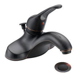 Designers Impressions - Oil Rubbed Bronze Single Handle Lavatory Vanity Faucet - Bathroom Sink Faucets