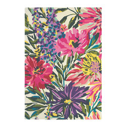 Floreale Fuschia - Area Rugs