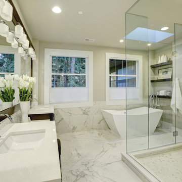 Main bathroom remodel in San Carlos