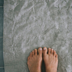 Rough Linen Bath - Bath Mats