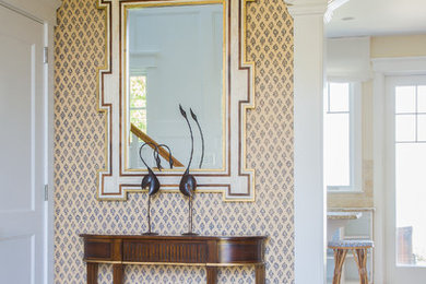 Entryway - transitional entryway idea in Baltimore