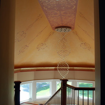 Murals in Nahant residence