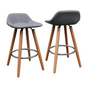 Inspire Counter Stools, Set of 2, Natural