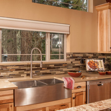 Stainless apron front sink