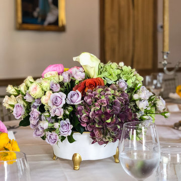 Elegant Late September Wedding Florals