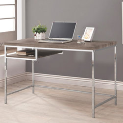 Coaster 801271 Weathered Grey Computer Desk - Desks And Hutches