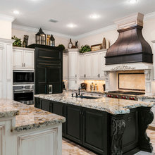Black Kitchen Island