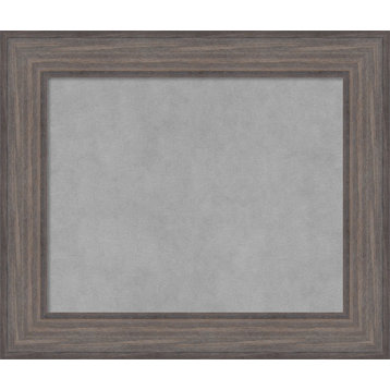 Framed Magnetic Board, Country BarnWood Wood, 25x21