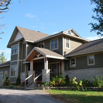 Timber frame passive solar home, Mississippi Mills